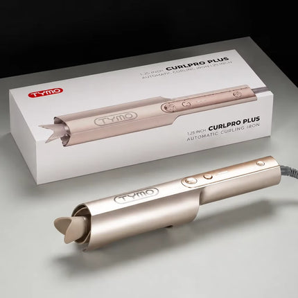 TYMO CURLPRO PLUS Auto Rotating Curling Iron Ceramic Curler, Anti-Scald, Anti-Tangle,32MM,600m Ion, Dual Voltage, for Women