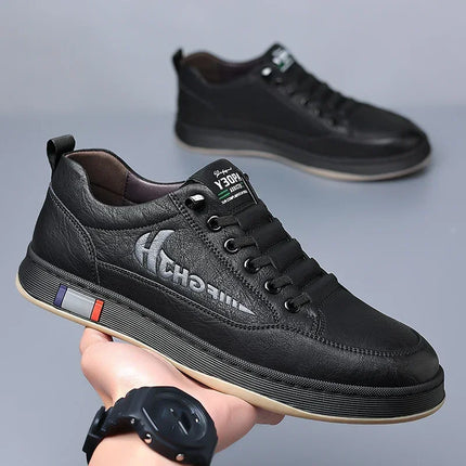 Scarpe casual da uomo alla moda Scarpe semplici da uomo retrò in vera pelle Scarpe da lavoro formali eleganti per pendolari Mocassini con consegna gratuita