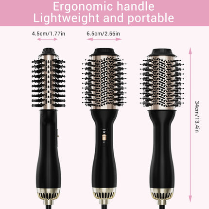 Hair Dryer Brush Blow Dry Brush 60mm - One-Step Hot Air Styler and Hairdryer Fast Drying & Styling for Frizz-Free, Voluminous Blowouts, Anti-Frizz & Volume Boost for Smooth Bouncy Hair