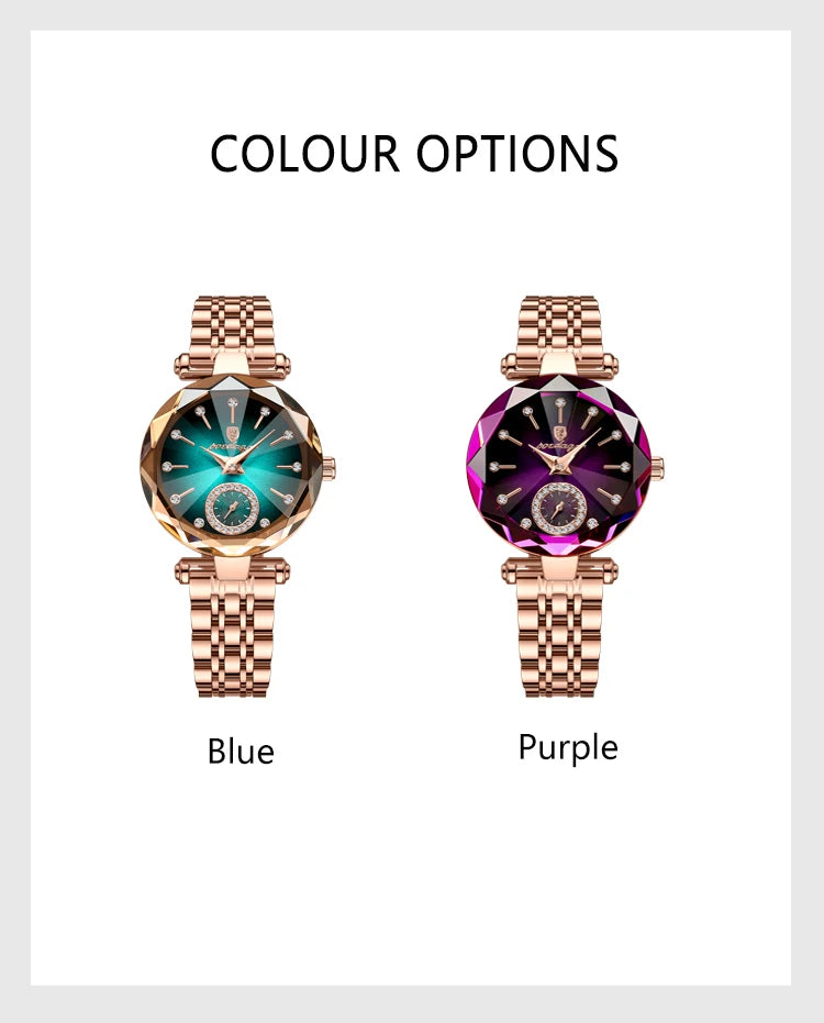 POEDAGAR Orologi al quarzo da donna eleganti di lusso Orologio impermeabile in acciaio inossidabile per donna Orologio da polso da donna alla moda casual reloj platinumshop
