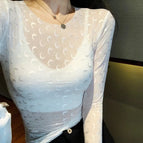 Mesh fabric white / XL