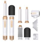 UKLISS 7 in 1 Hair Dryer Brush Set, Air Styler with Curling, Straightening, Volumising Attachments