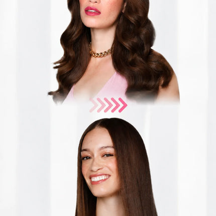 TYMO IONIC PLUS Straightening Brush, Professional Hair Straightener, LCD Display, Fast Heating, Anti-Burn, Fast Styling Hair Too