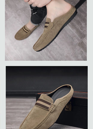 Mocassino 2026 ‌   Scarpe da uomo leggere estive, modello mocassino, slip-on traspiranti casual con mezza soletta, per uomo