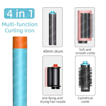 7-in-1 Multifunctional Hair Dryer 110,000 RPM High-Speed Hair Care Negative Ion Hair Dryer Quick Drying, Automatic Curling Set