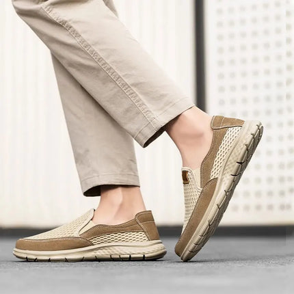 Mocassini Slip-On, Adatti per Scarpe Casual Estive Traspiranti da Uomo, Scarpe Leggere da Passeggio, Qualità Superiore