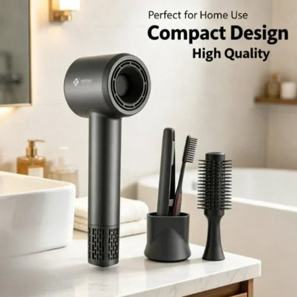 Lightweight Foldable Compact Hair Dryer, 1600W 2000W Negative Ions Blow Dryer, Fast‑Drying with Cold Air Function for Travel Salon Home Use