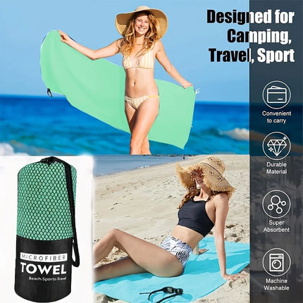 Super absorbent quick-drying soft travel towel for outdoor sports, can be used for travel, yoga, beach, bathing