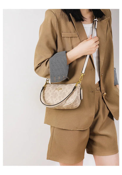 2025 New women's handbag,fashionable printed shoulder bag,classic pattern multifunctional crossbody bag,Designer Crossbody Bag