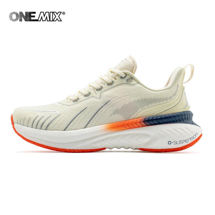 ONEMIX Scarpe da corsa per uomo Allenamento atletico Scarpe da tennis sportive da uomo Scarpe da ginnastica da passeggio resistenti all'usura antiscivolo per esterni PlatiNum