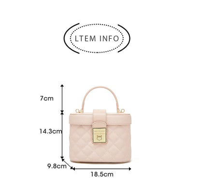 FOXER Split Leather Women's Box Mini Handbag Fashion Brand Crossbody Shoulder Bag Lady Messenger Bag Elegant Small Tote
