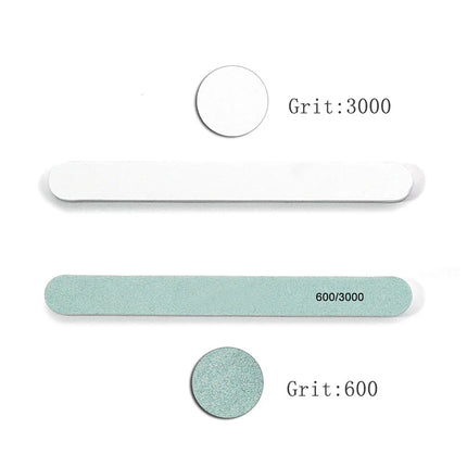 5/10 Pcs Pro Nail Files Buffer 600/3000 Grits Nail Art Sanding Buffing Manicure Pedicure Tools Set Polish Buffer Sponge Board