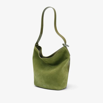 LA FESTIN Original Brand Suede Bag Designer Luxury Bag Bucket Bag Shoulder Crossbody Bag Handbag Women Autumn and Winter Bags