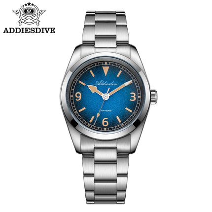 ADDIESDIV New Retro Men's Quartz Watch Sapphire Glass Japanese Movement 100m Waterproof Stainless Steel Night Light Watch AD2554