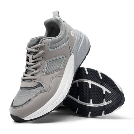 FitVille Le più nuove scarpe da corsa da uomo 4E Sneakers larghe con supporto per l'arco plantare per piedi piatti Sollievo dal dolore al tallone Fascite plantare