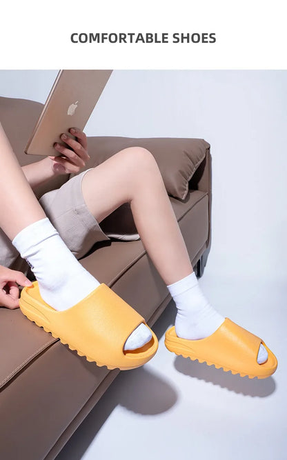 Women Men Slippers Fashion EVA Slides 2025 Summers Outdoor Beach Sandals Women Casual Shoes Man Flip-flops Men's Sandal