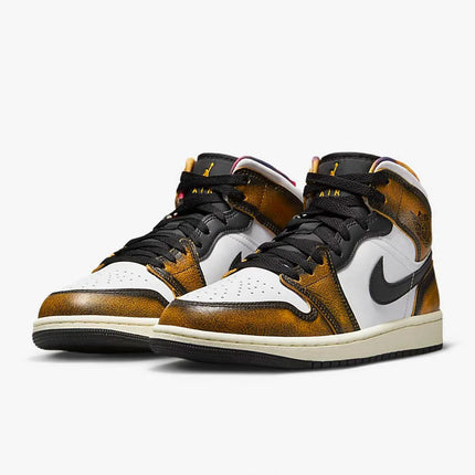 Scarpe da tavolo alte da uomo Nike originali Air Jordan 1 Mid SE DQ8417-071 platinumshop