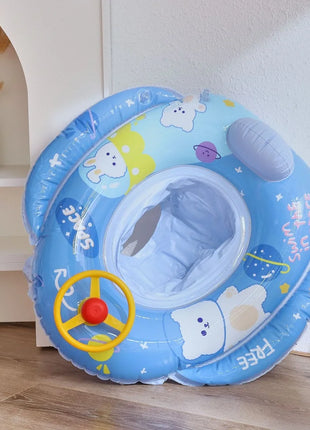 Rooxin Flamingo Nuoto Cerchio Bambino Infantile Galleggiante Piscina Anello di Nuoto Con Parasole Sedile Galleggiante Estate Spiaggia Piscina Festa Giocattoli