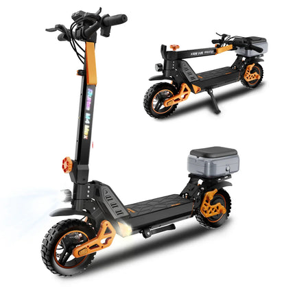 Monopattino Elettrico per Adulti, Motore 1000W, Batteria 48V 15.6Ah, Autonomia 55 km, Pneumatici 10'', Sospensioni, Freni a Disco, Pieghevole