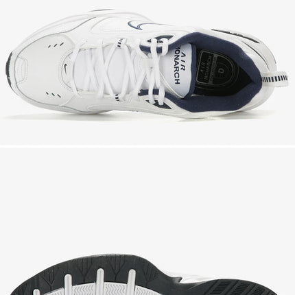Nike official authentic AIR MONARCH IV men's and women's comfortable cushioned sports shoes 415445 PlatiNum