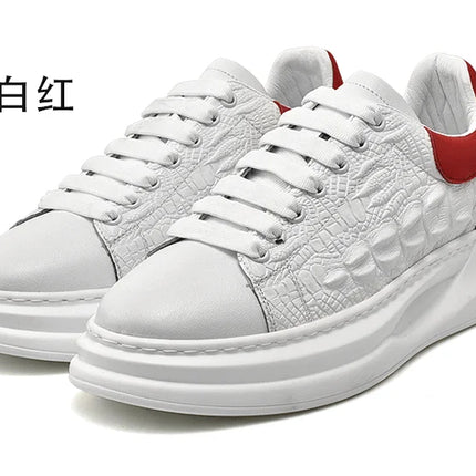 Leather Shoes Men's Skateboard Cricket for Men Sports Running Sneakers Male Luxury Designer Flats Platform