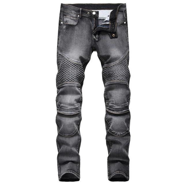 2026 Men's Dark Blue Jeans, Vintage Fashion Casual Trousers, Denim Pants Asian Sizes 29-38, 40, 42. PlatiNum