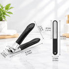 24pcs Professional Nail Clippers Kit - Razor-Sharp Blades for Precise Cutting, Durable And Long-Lasting Construction for Both Fingernail And Toenail Trimming Needs - Suitable for All Genders, Achieve Salon-Quality Nails At Ho