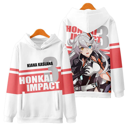Elysia Honkai Impact 3 Cosplay 3D Men's Hoodies Fashion Women Long Sleeve Sweatshirt Harajuku Pullover Casual Y2k Tracksuit Coat