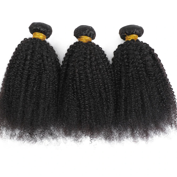 10-24inch Afro Kinky Curly Human Hair Bundle Deal Brazilian Afro Deep Jerry Curly Raw Virgin Human Hair Weave Hair Extension