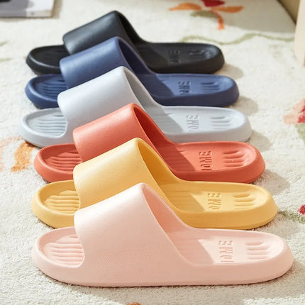 Pantofole morbide coppie casa pantofola all'aperto estate donna camera da letto fondo spesso scarpe sandali da spiaggia uomo infradito scarpe da doccia