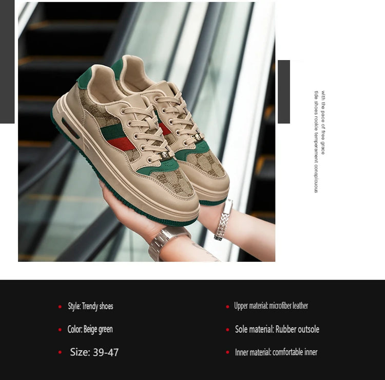 2026 Couple Style Board Shoes Retro All Comfortable Street Fashion Shoes Non-slip Wear Outdoor Casual Board Shoes