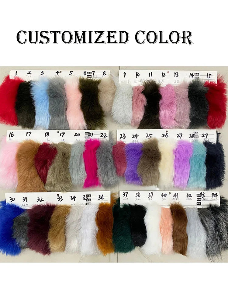 ZADORIN Korean Fashion Winter Faux Fox Fur Coat Women Luxury Color Contrast Long Thick Warm Fluffy Jacket Fake Fur Coats Jackets