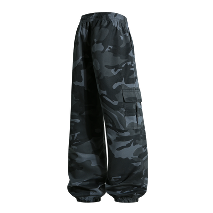 Men's  Camouflage Cargo Pants Sweatpants Outdoor Bunched Long Trousers  Casual Autumn Multi-Pocket Durable Workwear Male Trouser