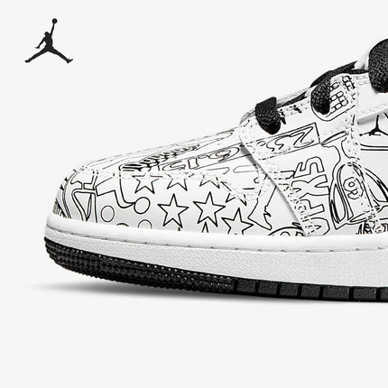 Scarpe da basket Nike Authentic Air Jordan1 Mid AJ1 alte GS DC4099-100 platinumshop