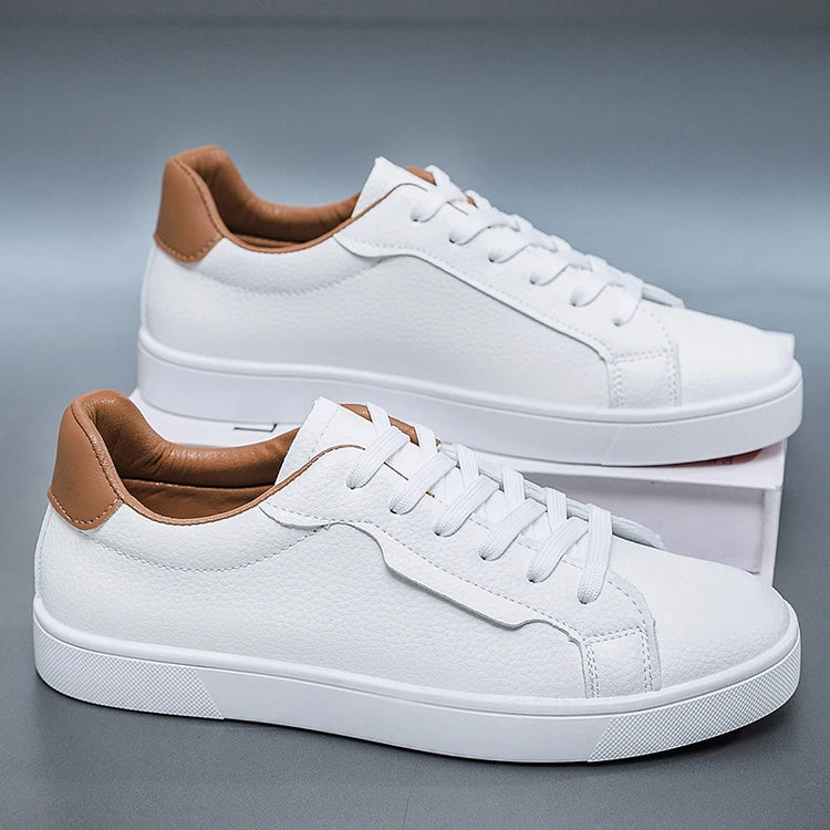 Leather Men's Sports Shoes - Casual Style, Breathable Men's Shoes, Anti-slip and Comfortable, Men's Casual Sneakers