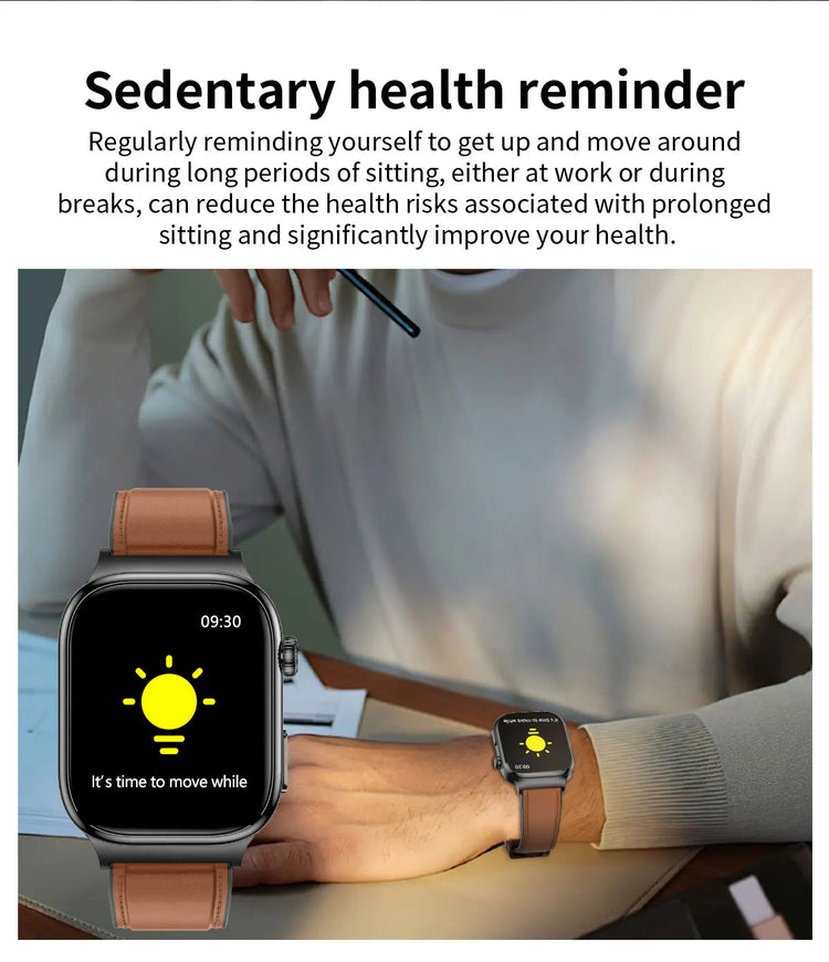2026 Nuovo Misurazione Accurata Salute Smart Watch ECG + PPG Acido Urico Pressione Sanguigna Lipidi Nel Sangue Chiamata BT Smartwatch Per Le Donne Degli Uomini platinumshop