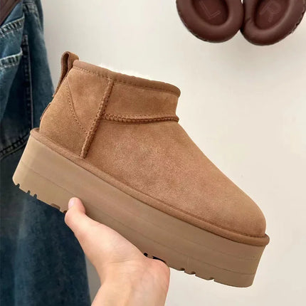 New Thick-Soled, Thick-Soled Women's Warm, Anti-Slip And Comfortable Snow Boots For Winter 2026