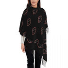 Neji Cloud Japanese Anime Shawl Wraps Women Winter Long Soft Scarf Pashmina Tassel Scarves