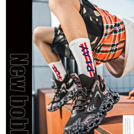 Scarpe da uomo Sneakers Uomo casual Scarpe da uomo tenis Scarpe di lusso Trainer Race Scarpe traspiranti mocassini moda Scarpe da corsa per uomo
