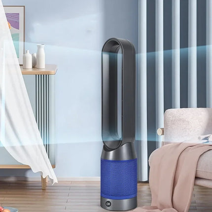 Nuovo riscaldatore 2022, ventilatore domestico a risparmio energetico, riscaldamento termoelettrico a piena velocità, ventilatore senza pale a doppia funzione caldo e freddo