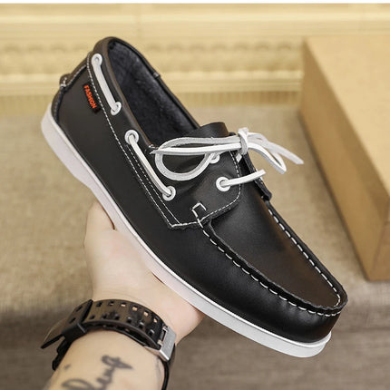 Moda uomo scarpe da barca scarpe da ponte Casual in pelle 2023 mocassini primavera autunno Designer di marca di lusso antiscivolo vendita calda