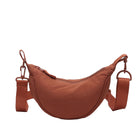 Simple Design Women's Messenger Bag Fashion Ladies Nylon Hobos Small Shoulder Bags Vintage Female Girls Purse Cloth Handbags PlatiNum