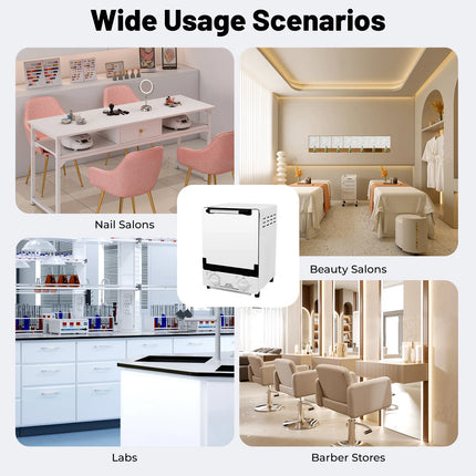 1000W Metal Tool Sterilizer Nail Tool Cleaning Sterilizer Cabinet High Temperature Cleaning Box Dry Heat Sterilizer
