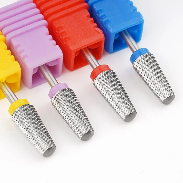 5 in 1 Tungsten Steel Nail Drill Bits Milling Cutter For Electric Nail Drill Manicure Machine Nail File Accessories Drill Bit