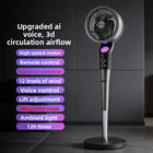 Ventilatore da Terra 220V con Telecomando, Silenzioso, Elettrico, con Timer, per Circolazione dell'Aria, Apparecchio di Raffreddamento Intelligente