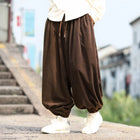 New Men's Corduroy Pants Streetwear Fashion Loose Lantern Pants Male Retro Harem Style Pants Big Crotch Casual Pants Man Plus Size 5XL