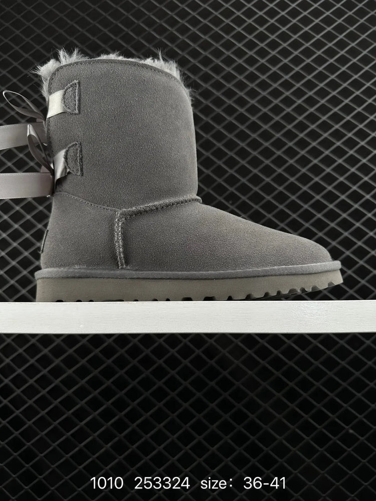 2026 Winter Boots Fur Ladies Snow Boots Real Sheepskin Wool Low-cut Warm Fur Shoes Man and Women Winter Short Boots Super Mini