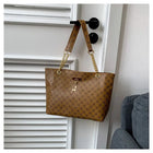 Women Luxury Design Tote Bag  Large Capacity Handbag Fashion Printing Shoulder Bag Trendy New Shopping Bag Purse PlatiNum
