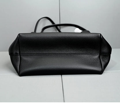 XHTY Genuine Leather Shoulder Bag Underarm Bag Women Soft Large Capacity Bowling Bag Simple Fashion Top Layer Cowhide New Model