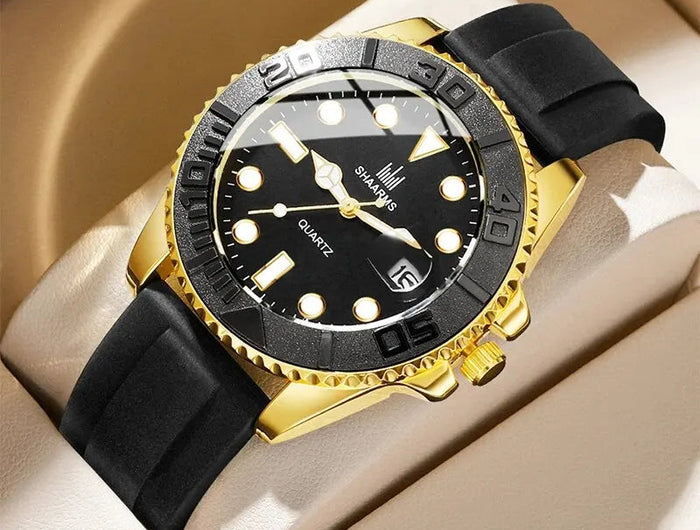Orologio moda uomo orologio Casual Montre Homme Business Men orologio al quarzo calendario Green Water Wok Ghost Sport orologio da polso da uomo platinumshop
